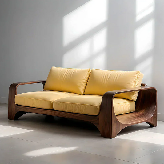Natural Solid Wood Sofas: Creating a Living Room That Feels Warm and Inviting
