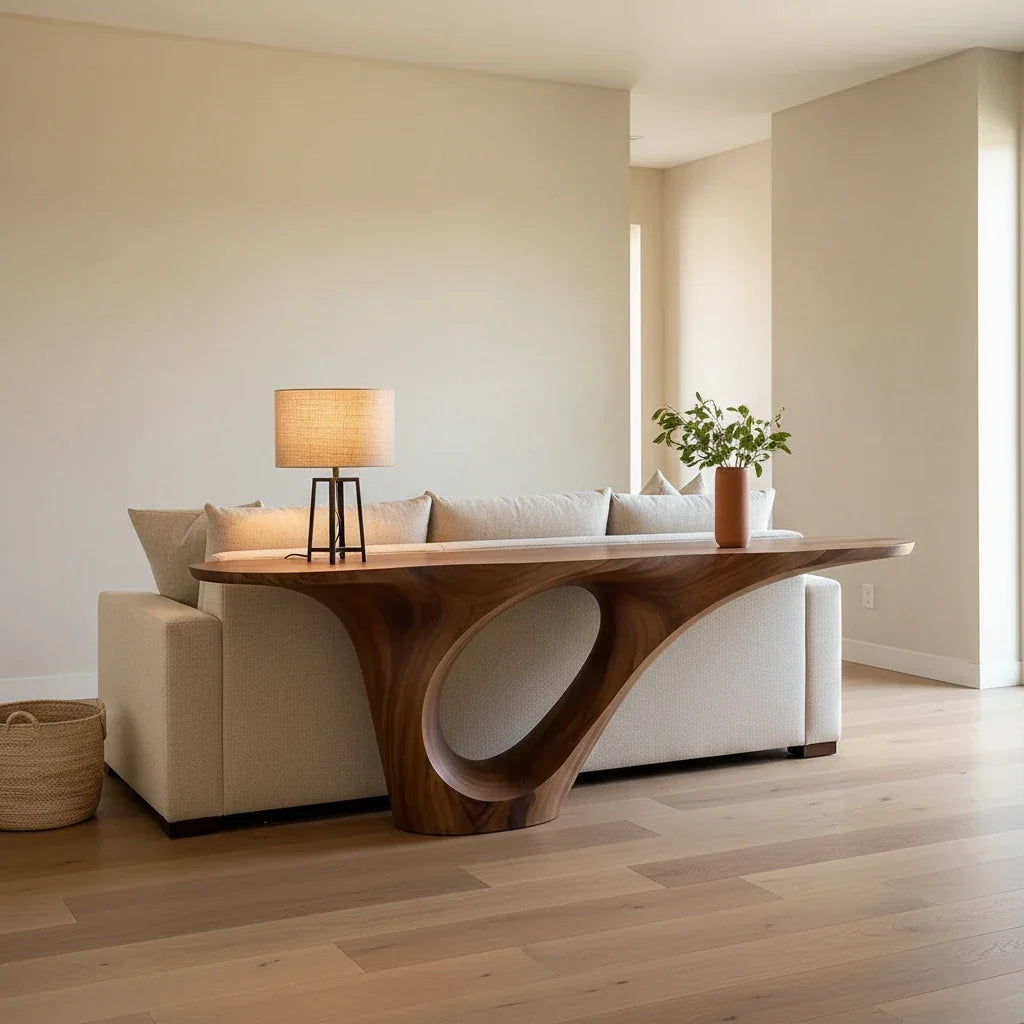 Sofa Tables: Getting the Height and Length Right Behind a Couch