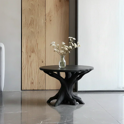 Solid Wood Center Table – Modern Sculptural Rootform Design - Woodenecho