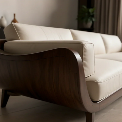 Solid Wood Sofa – Modern Classic Grace Reimagined - Rustirawood